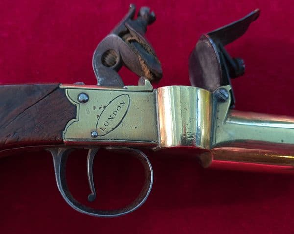 A rare brass framed 18th century tinder-lighter by Richards London. Ref 3094